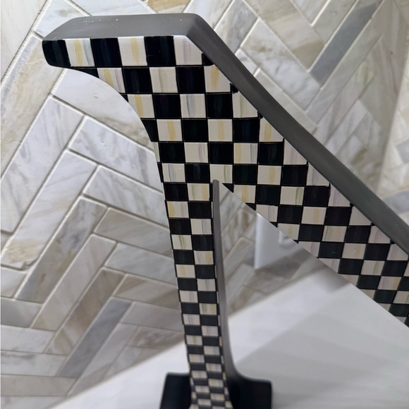 MACKENZIE CHILDS Courtly Check® XL - Letter N - NIB - Picture 2 of 5